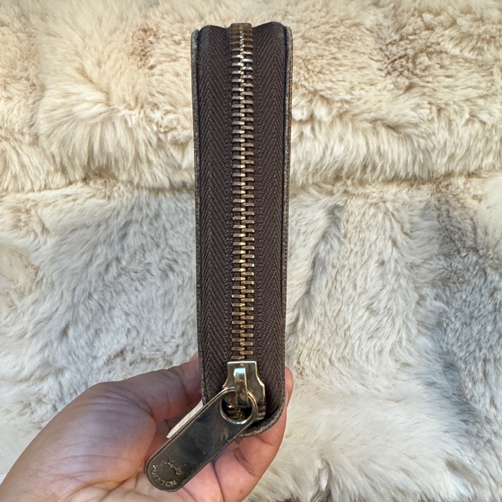 Louis Vuitton Brown Zippy Damier Ebene Organizer Wallet - Picture 5 of 10